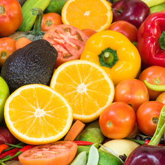 Fruits and vegetables