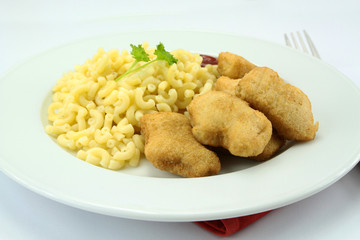 nuggets et coquillettes