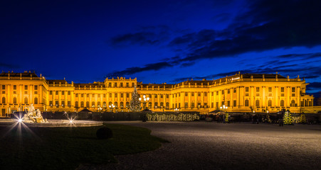 Fototapeta premium Christmas at Schoenbrunn