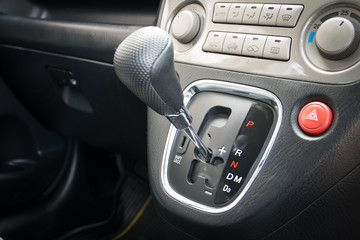 Fototapeta premium Automatic transmission gear shift.