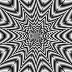 Naklejka premium Super Nova in Black and White