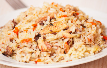 rice with fish