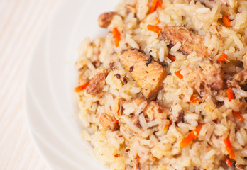 rice with fish
