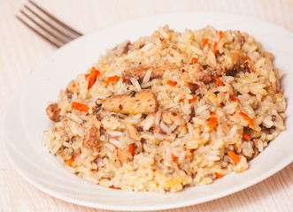 rice with fish