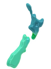 New Zealand map on a white background