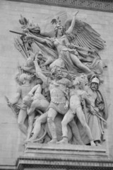 Fototapeta na wymiar Arch of Triumph – Le Triomphe.