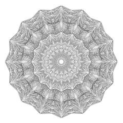 Ornament in the form of a cobweb.