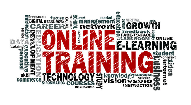 Online Training Word Cloud