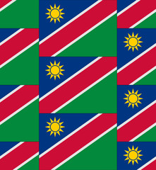 Namibia flag texture vector