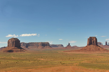 Mesas and buttes of Monument Valley