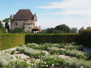 Fototapeta na wymiar Yvoire - Jardin et Château