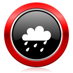 rain icon waether forecast sign