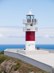 Fototapeta na wymiar Ortegal lighthouse in Galicia, Spain.