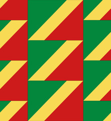 Republic of the Congo flag texture vector