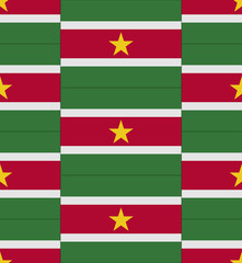 Suriname flag texture vector