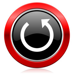 rotate icon reload sign