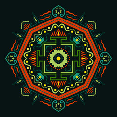 Mandala. Round Ornament Pattern