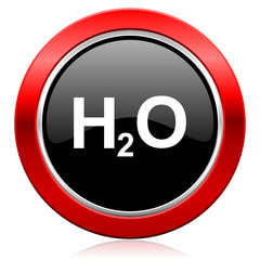 water icon h2o sign