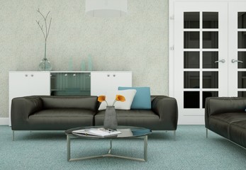 moderne Wohung Interieur Design