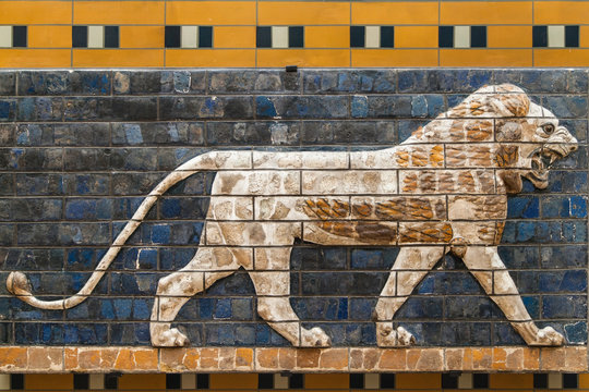 Mosaic of a Lion on the Ishtar Gate