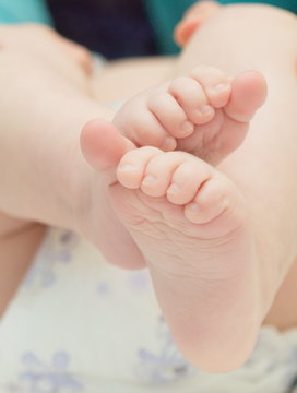 Baby's foot.
