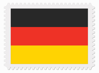 Germany flag stamp