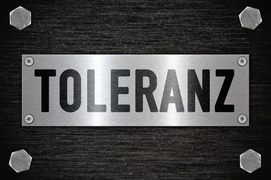 Tafel - Toleranz