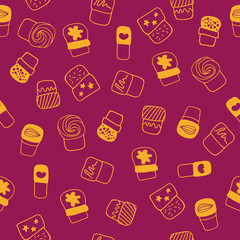 Raspberry background for confectionery packaging