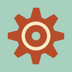 Gear Flat Icon