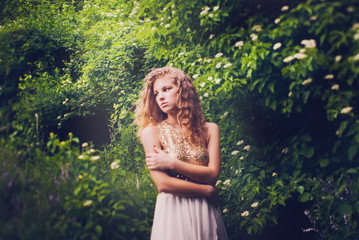 Portrait of an attractive young woman