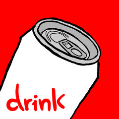 Drink can vector