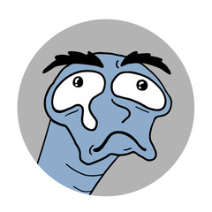 Cry monster face