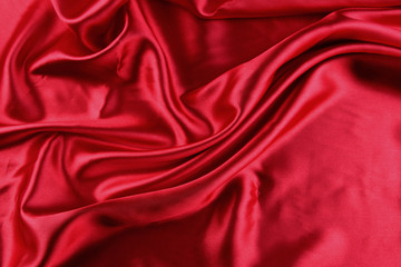 Red silk