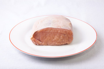 Raw loin of pork