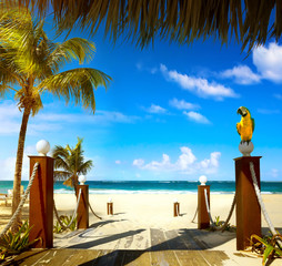 Summer resort  beach