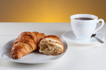 croissants light and tasty breakfast