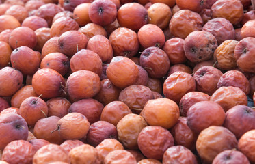 jujubes fruits background thailand