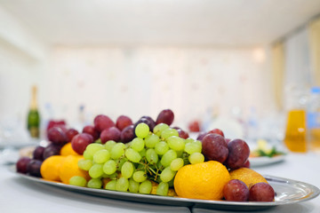 fruit platter on a Banquet table