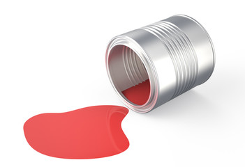 spilled  red  paint 2