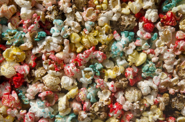 Colorful popcorn