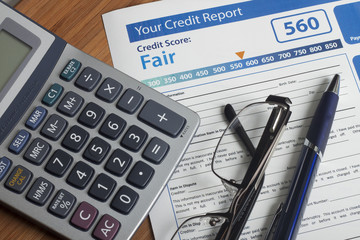 Credit report with score - 76025462