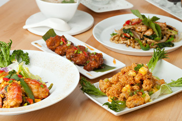 Thai Food Dishes Variety
