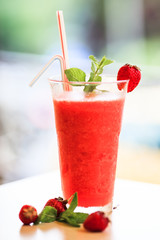 Strawberry cocktail