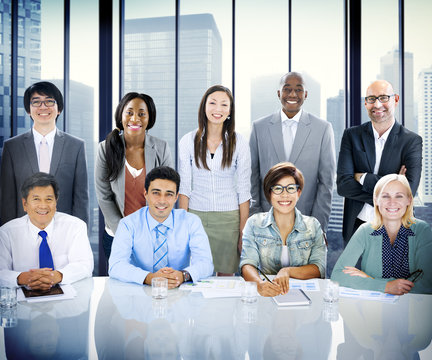 Business People Diversity Team Corporate Professional Office