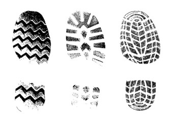 print footwear trace