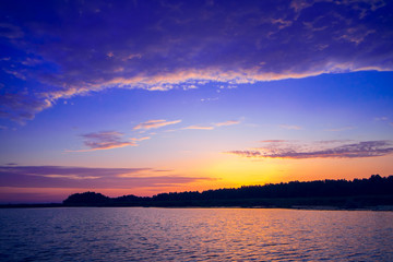 Fototapeta na wymiar Amazing sunset