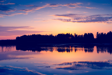 Fototapeta premium Amazing sunset