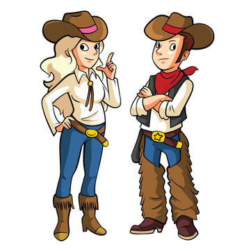 Couple Cowboy