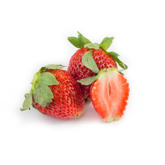 Strawberry isolated on white background