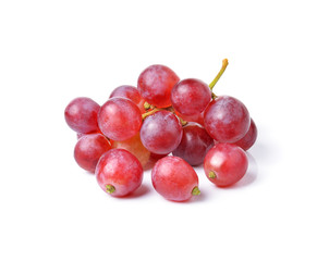 red grape isolated on white background